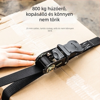 Universális teherhordó heveder dupla kampóval, vastagított, kopásálló
