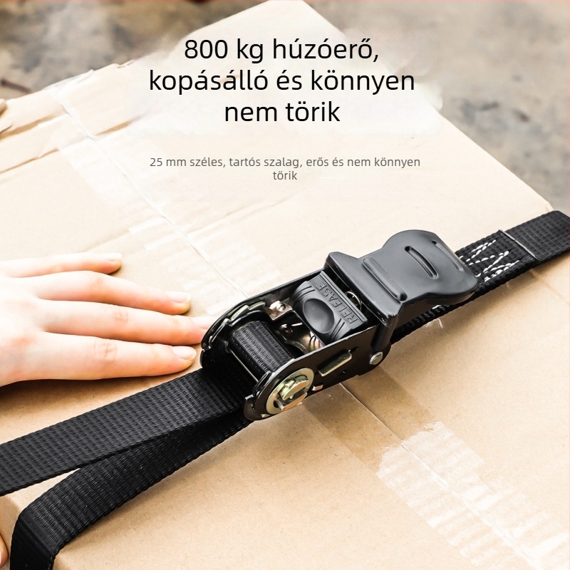 Universális teherhordó heveder dupla kampóval, vastagított, kopásálló