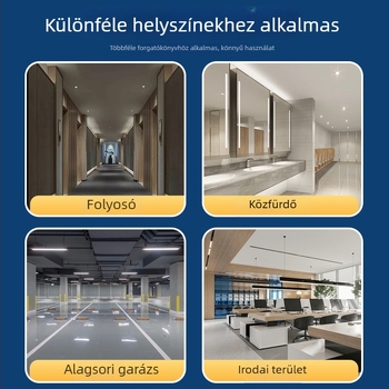 Beépíthető infravörös szenzor nappali fényérzékeléssel és testérzékeléssel, 85–265V, ~4 m érzékelési távolság, 30 s késleltetés