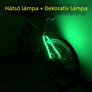 Kerékpár hátsó lámpa dekoratív világítással — Márka: WIMBIKE; Feldolgozás testreszabható: Igen; Licencelt magán címke: Igen; Import: Nem