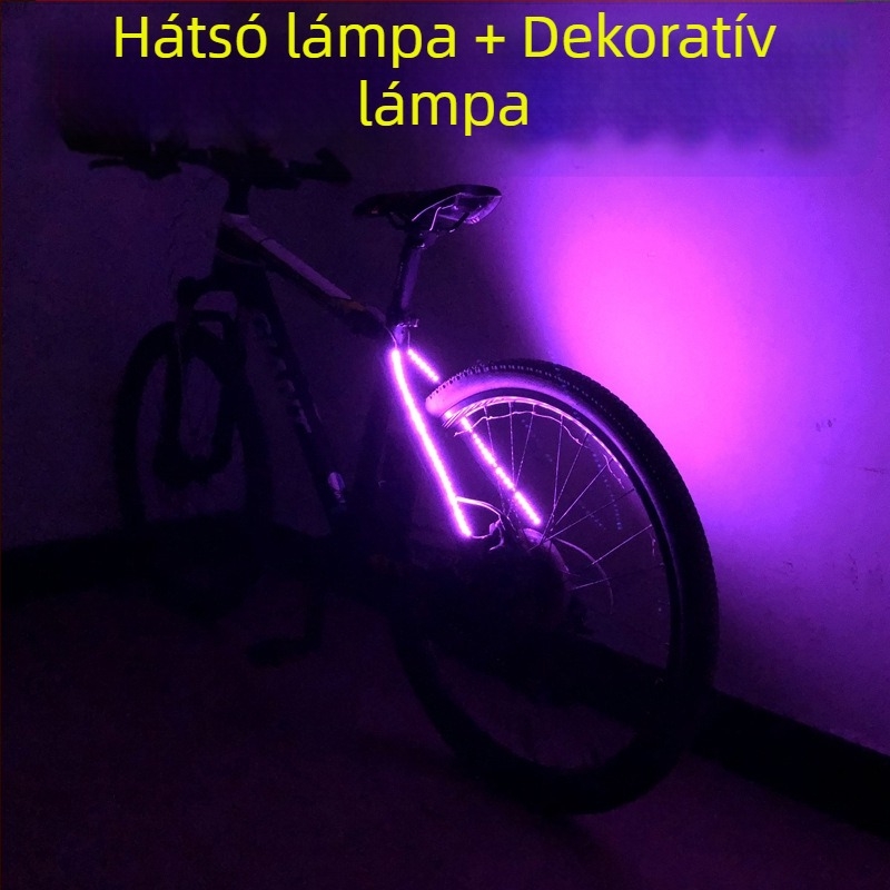 Kerékpár hátsó lámpa dekoratív világítással — Márka: WIMBIKE; Feldolgozás testreszabható: Igen; Licencelt magán címke: Igen; Import: Nem