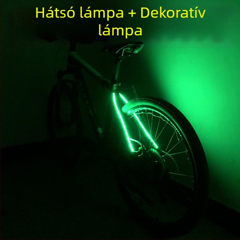 Kerékpár hátsó lámpa dekoratív világítással — Márka: WIMBIKE; Feldolgozás testreszabható: Igen; Licencelt magán címke: Igen; Import: Nem
