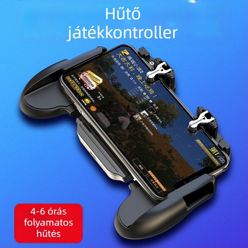 Játékkontroller H5 – vezeték nélküli, érintőképernyős játékvezérlő, alumínium ötvözetből, iOS és Android eszközökhöz kompatibilis