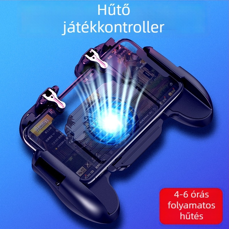 Játékkontroller H5 – vezeték nélküli, érintőképernyős játékvezérlő, alumínium ötvözetből, iOS és Android eszközökhöz kompatibilis