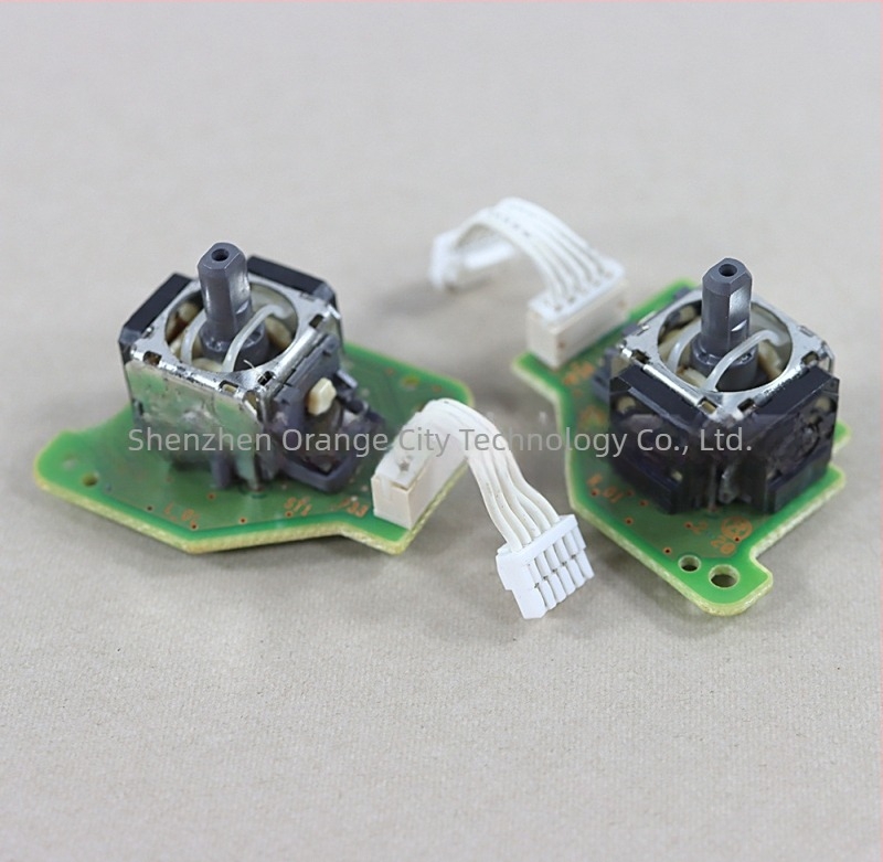 Wii U bal- és jobb oldali joystick PCB-vel – 3D joystick, irányító kar (DC modell, 2020, Esport stílus)