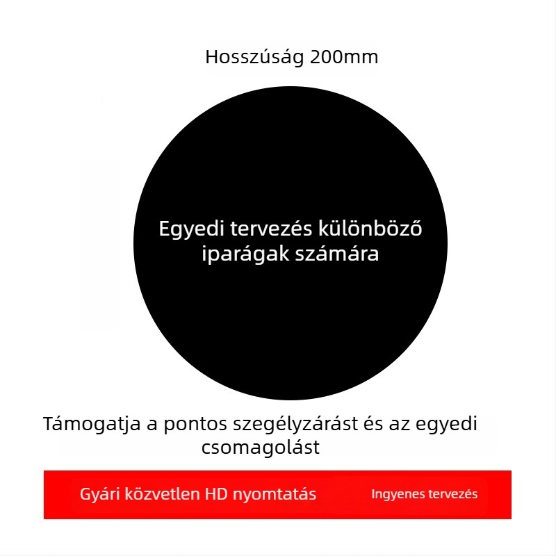 Logóval ellátott reklám egérpad, egyoldalas, csúszásmentes, hőtranszfer nyomtatás, OEM-kompatibilis