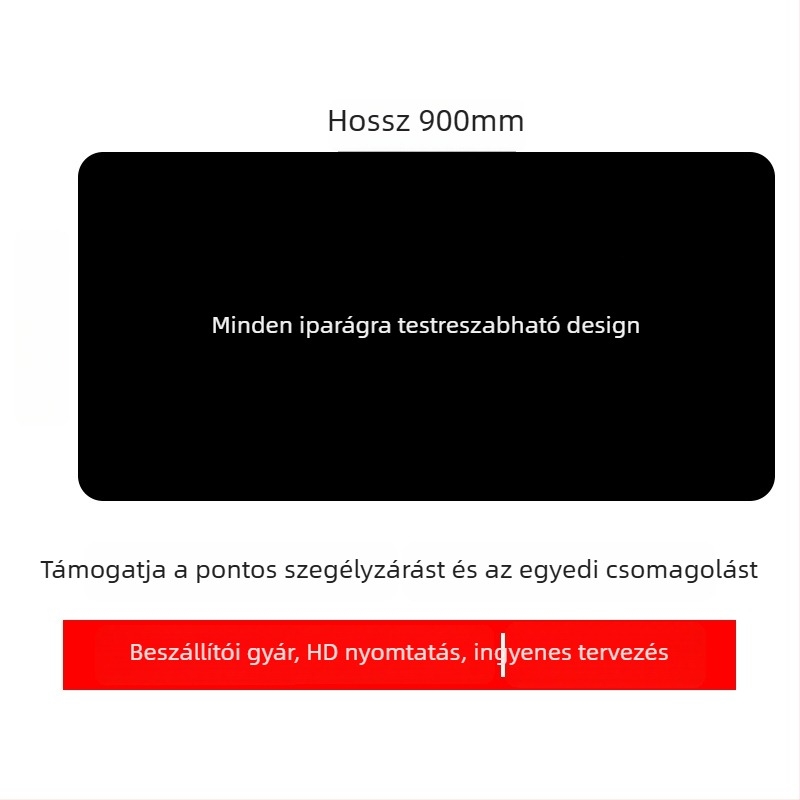 Logóval ellátott reklám egérpad, egyoldalas, csúszásmentes, hőtranszfer nyomtatás, OEM-kompatibilis