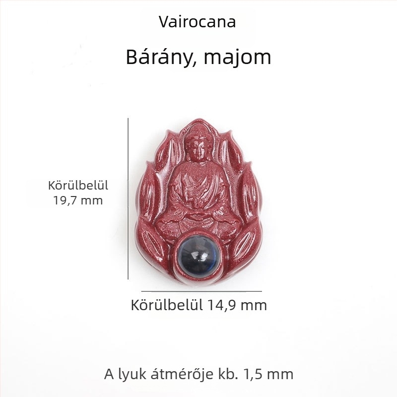DIY ékszer kiegészítők — cinnabar, kézzel polírozott felület, Hengdan ékszerek, népi stílus, nemes minta