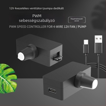 Notebook hűtő radiátor szabályozható ventilátorral