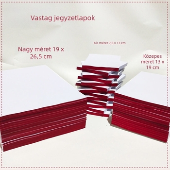 Vastagított üres vázlat- és jegyzetpapír, kézzel téphető jegyzetekkel. Stílus: Egyéb; Importált: Nem; Ajándék: Nem; IP engedélyezve: Nem