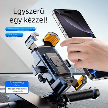 Kerékpártelefon-tartó — integrált kormánycsukló, műanyag kivitel, Huang chengxin márka, testreszabható