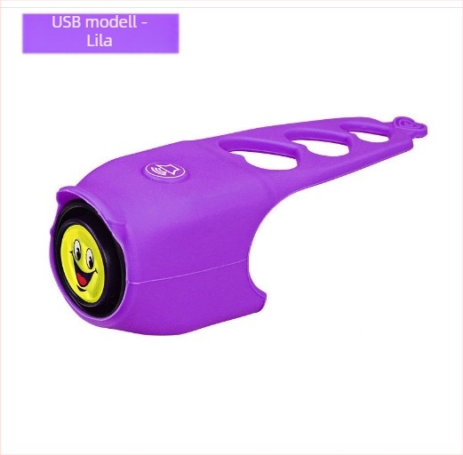 Kerékpár kürtje - elektromos kürt, ABS és szilikon, modell KS-0518