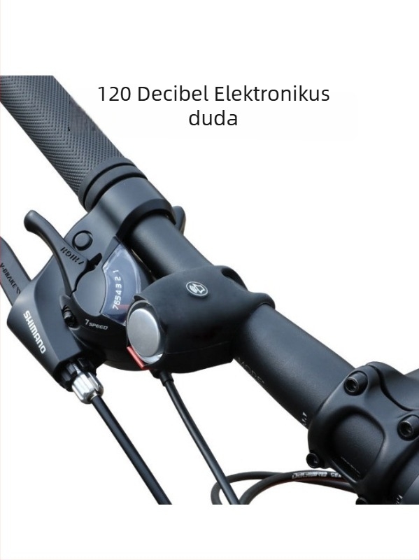 Kerékpár kürtje - elektromos kürt, ABS és szilikon, modell KS-0518