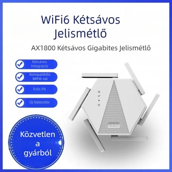 AX1800 Kétsávos WiFi Hálózati Jelerősítő, 802.11ac, Gigabites Sebesség, Tápellátás 110–220V