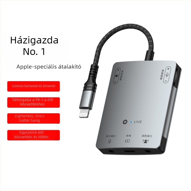 KY-Y315S Type-C sztereó audio adapter Apple, Huawei, Xiaomi és Samsung készülékekhez