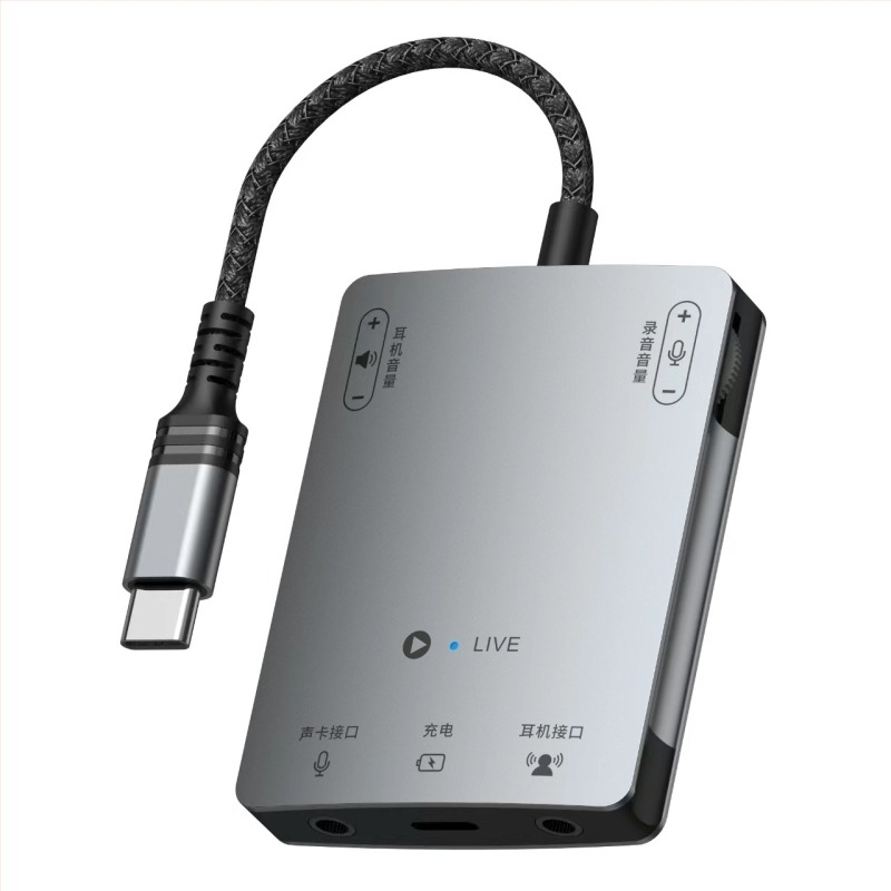 KY-Y315S Type-C sztereó audio adapter Apple, Huawei, Xiaomi és Samsung készülékekhez