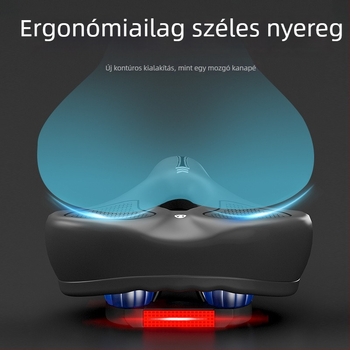 SAIQI kerékpárnyereg 188; vastagított szilikon párna; hab + szilikon; standard kerékpárokhoz