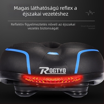 ROGTYO CZ-002 – kerékpárnyereg, vastag szivacs + PU bőr, hegyi kerékpárral kompatibilis