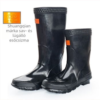 Double Money magas gumicsizmák ipari és bányászati használatra – vízálló, csúszásmentes, kopásálló, sav- és lúgálló