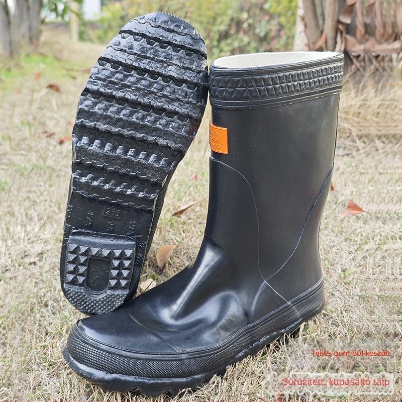 Double Money magas gumicsizmák ipari és bányászati használatra – vízálló, csúszásmentes, kopásálló, sav- és lúgálló