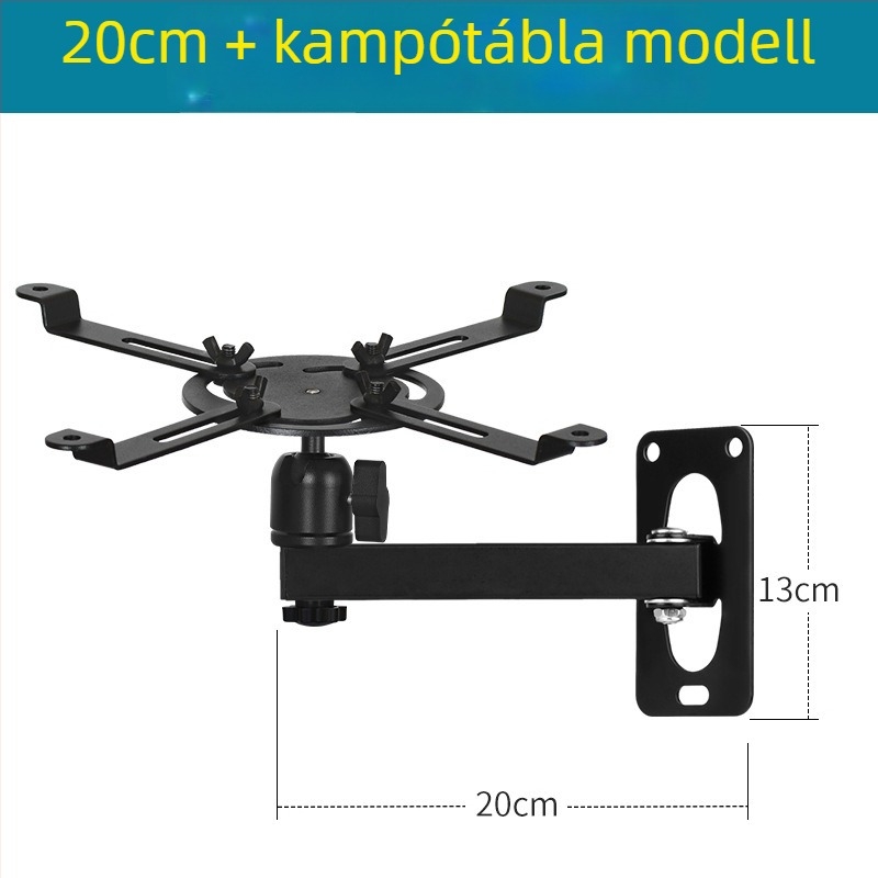 Projektor trípod kiegészítő – vasból készült, teherbírás 5 kg, 1 szekciós oszlop, tömeg 500 g