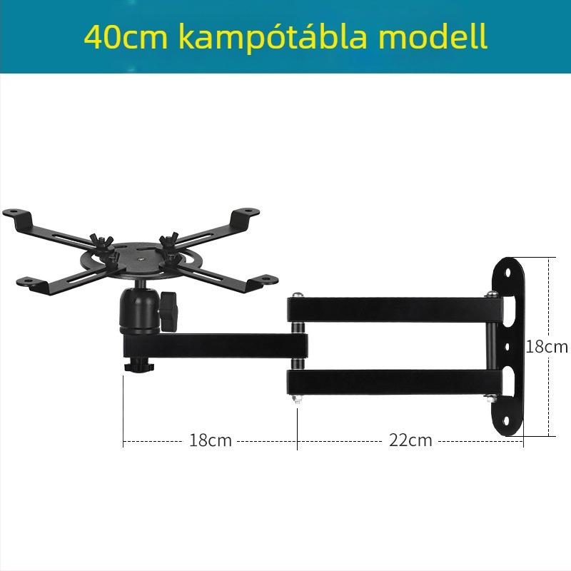 Projektor trípod kiegészítő – vasból készült, teherbírás 5 kg, 1 szekciós oszlop, tömeg 500 g