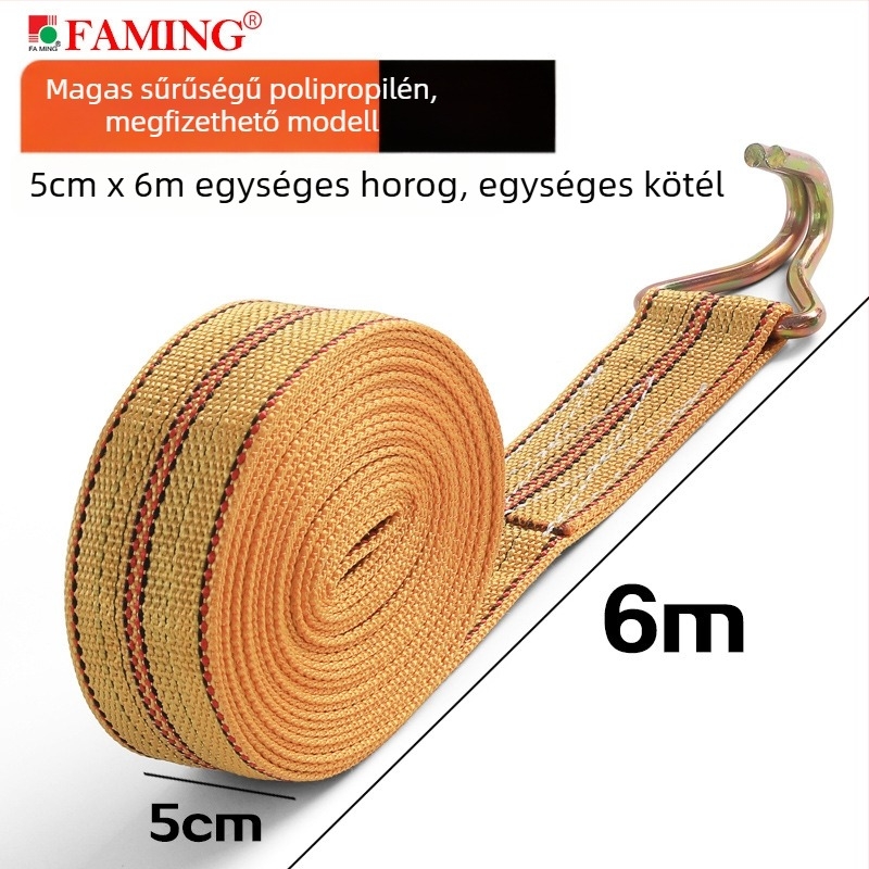 Polipropilén csatos heveder, 2 tonnás teherbírás, modell Polypropylene 5cmX10