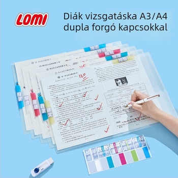 Húzórúd csipesz TB323A a LOMI-tól – PP, 1–40 oldal kapacitás, testreszabható logó