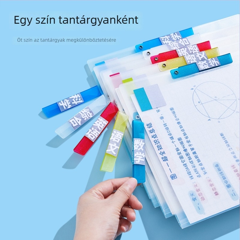 Húzórúd csipesz TB323A a LOMI-tól – PP, 1–40 oldal kapacitás, testreszabható logó