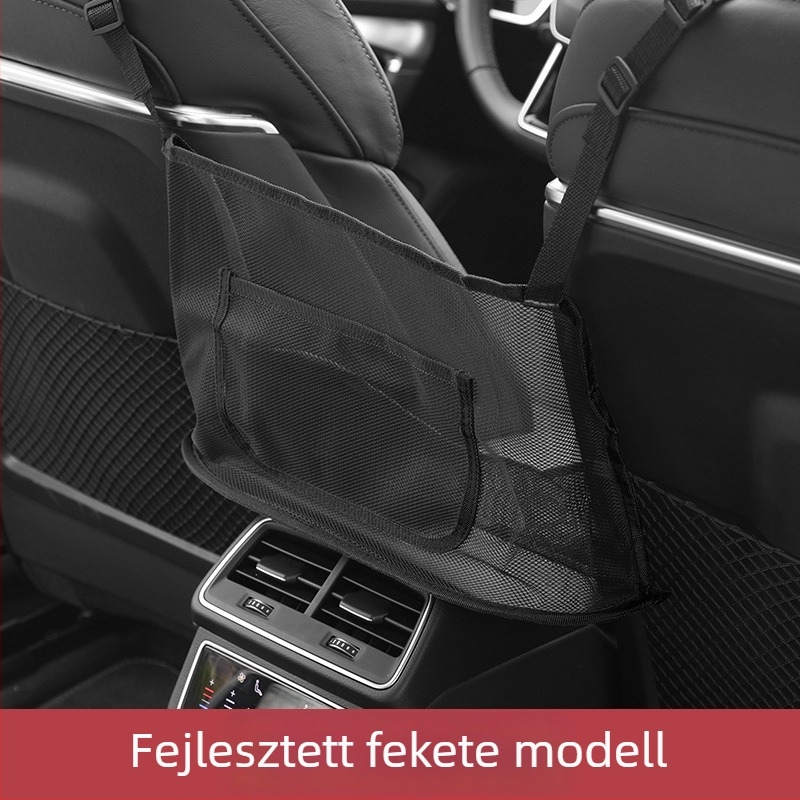 Ülés hátuljára akasztós tároló – magas minőségű hálóanyag, univerzális kompatibilitás, testreszabható