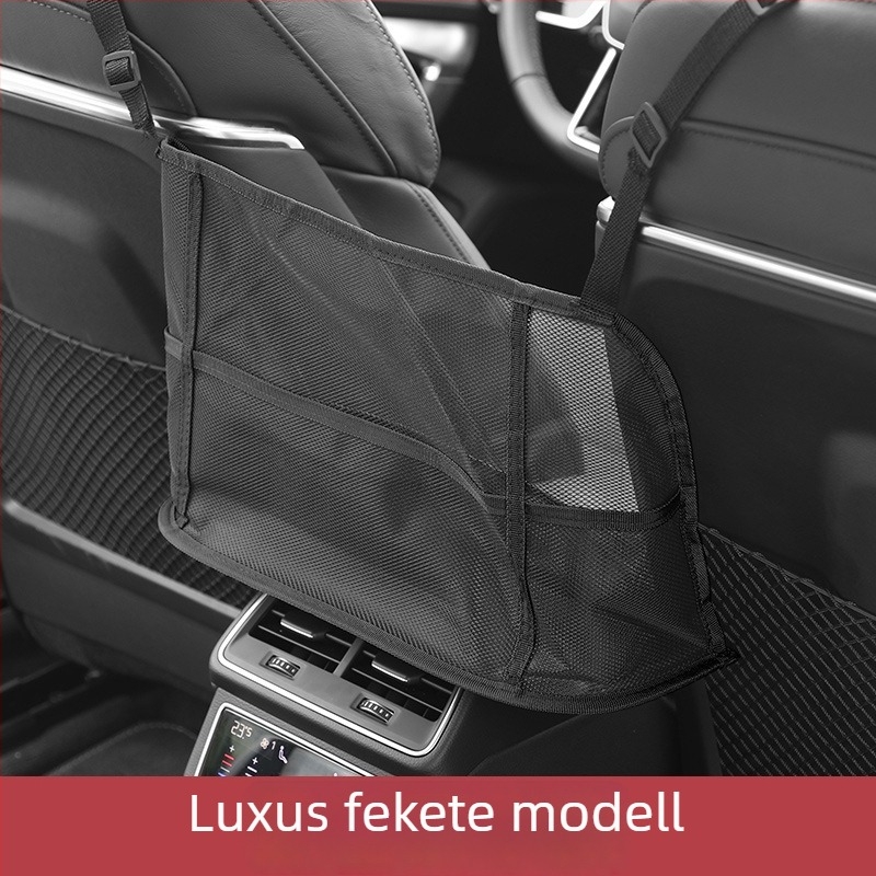 Ülés hátuljára akasztós tároló – magas minőségű hálóanyag, univerzális kompatibilitás, testreszabható