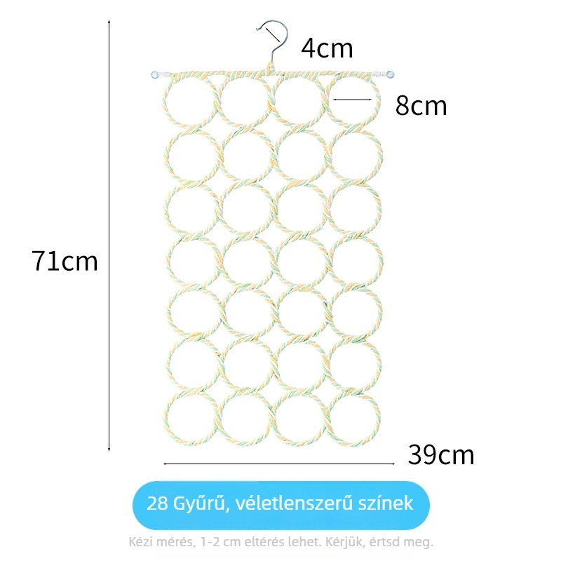 Papagájmászó játék lengőgyűrűkkel és tartóval