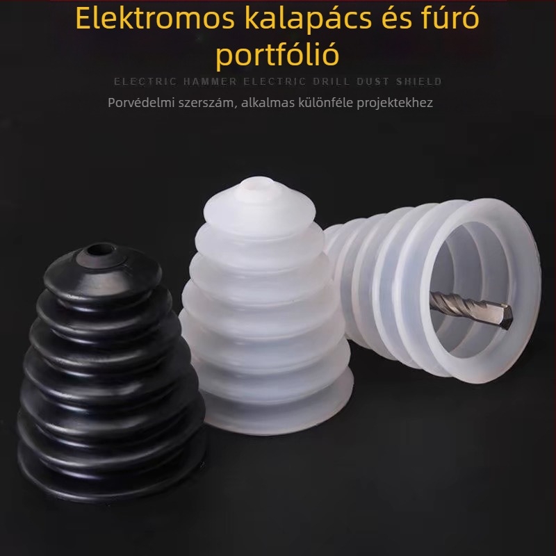 Porvédő sapka elektromos kalapácshoz és ütvefúróhoz - rozsdamentes acél, 12 hőcső, hőcső alapú hűtés, félvezető hűtés, magas hőmérséklet-ellenállás