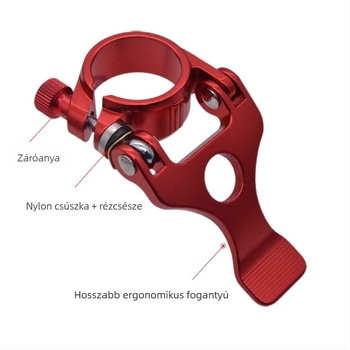 Nyeregcső bilincs - alumíniumötvözet, Zero step