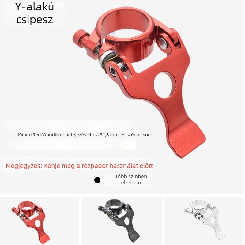 Nyeregcső bilincs - alumíniumötvözet, Zero step