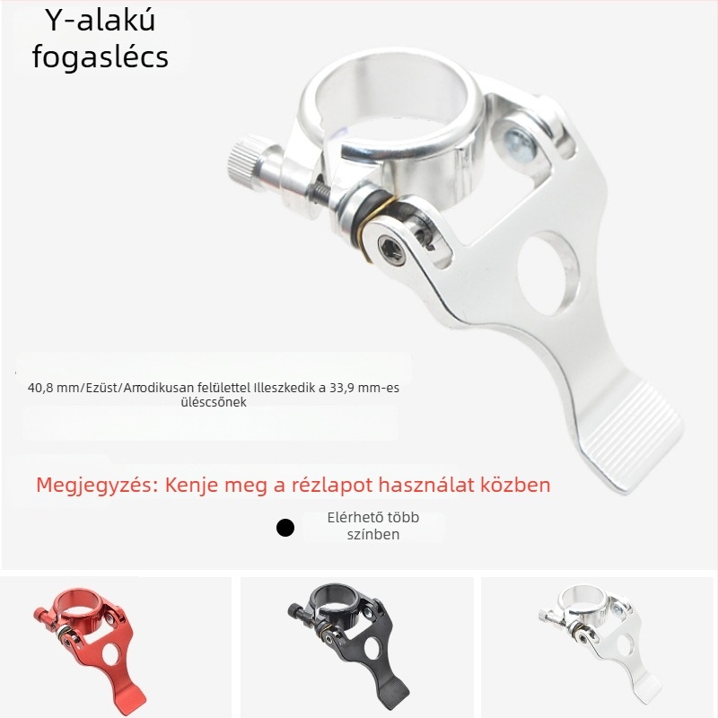 Nyeregcső bilincs - alumíniumötvözet, Zero step