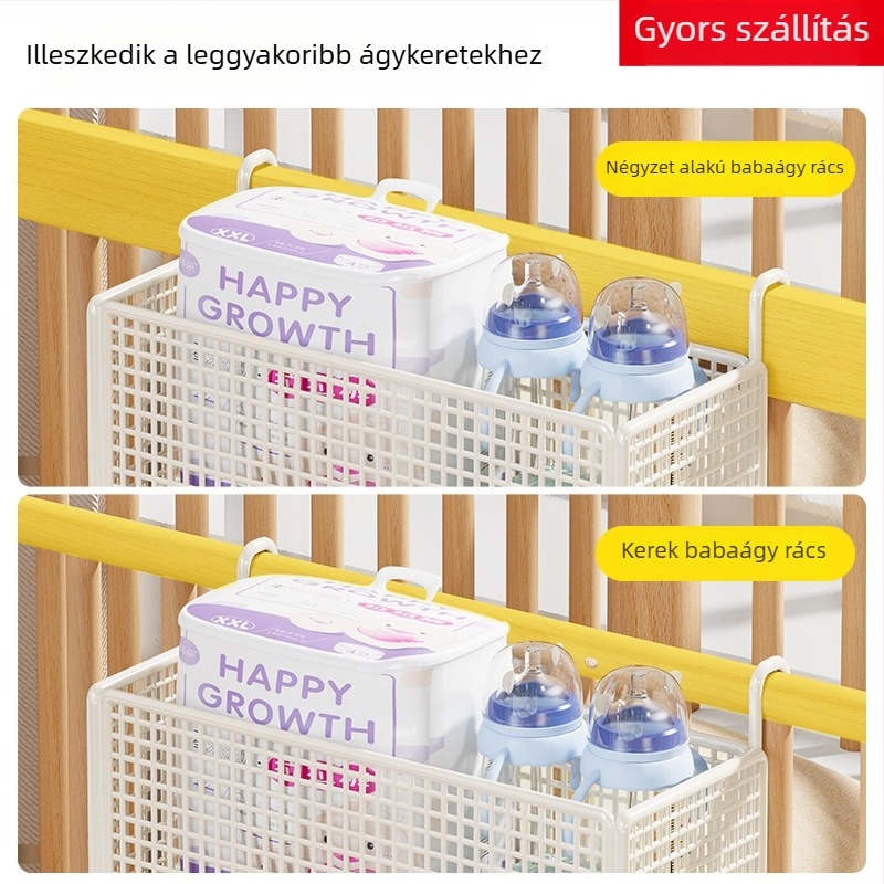 Ágy melletti függő tároló kosár babáknak, minimalist stílus, modell 2079131033450480256, márka Mugg