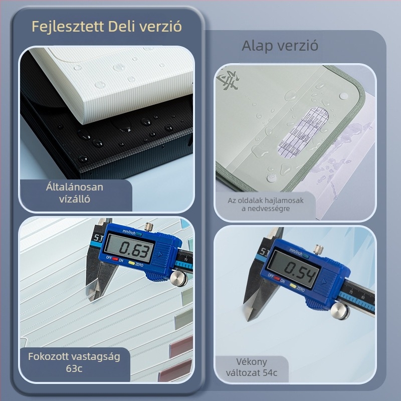 Deli 5238 Műanyag fájl rendező 13 rekesszel