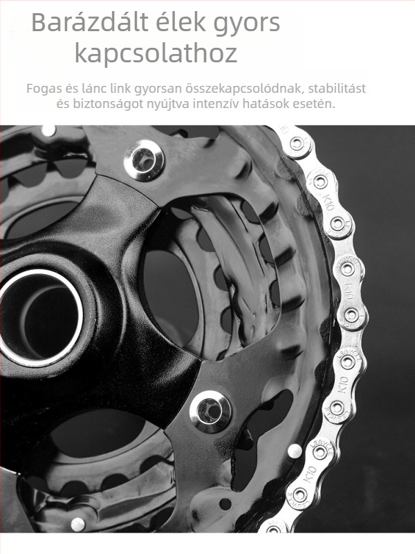 Lebycle CN-K kerékpárlánc hegyi és országúti kerékpárokhoz, 7/8/9/10/11 sebesség, acél