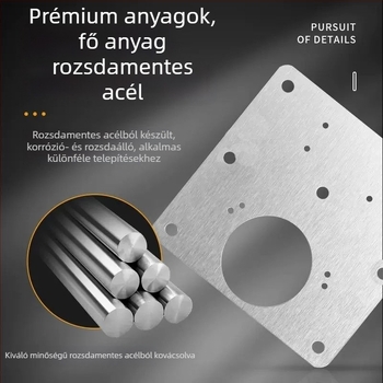 Rozsdamentes acél szekrényajtó csukló javító és rögzítő lemez