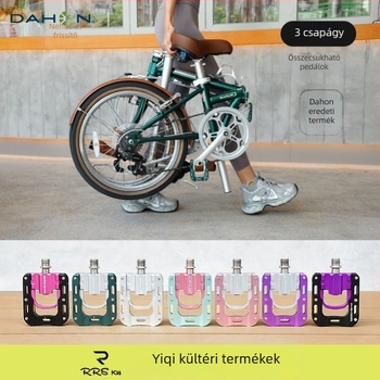 Dahon összecsukható kerékpár pedál — alumíniumötvözet, kompatibil P8 P10 D7 D5, cikkszám YFDH99