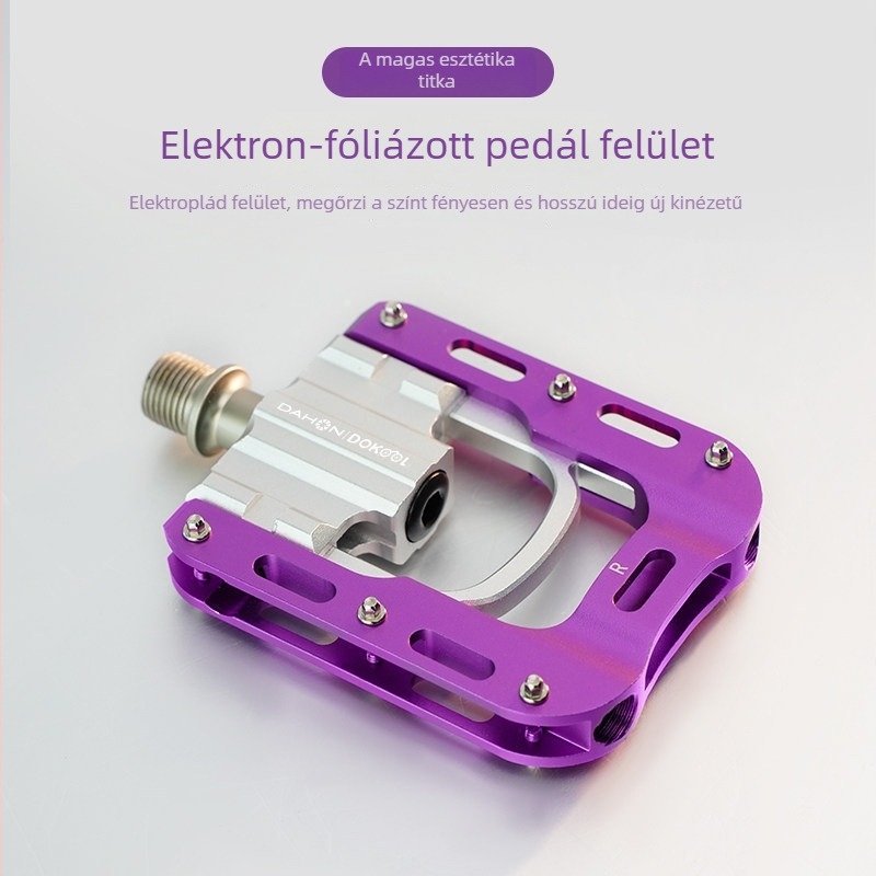 Dahon összecsukható kerékpár pedál — alumíniumötvözet, kompatibil P8 P10 D7 D5, cikkszám YFDH99
