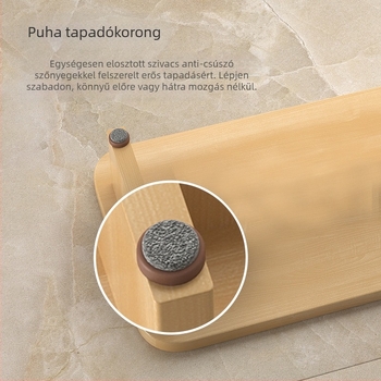 Íróasztal alatti lábtámasz — ergonomikus, csúszásmentes, modern minimalista stílus, modell N526, anyag deszka, testreszabható