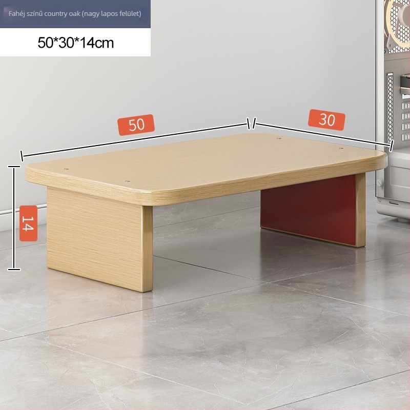 Íróasztal alatti lábtámasz — ergonomikus, csúszásmentes, modern minimalista stílus, modell N526, anyag deszka, testreszabható