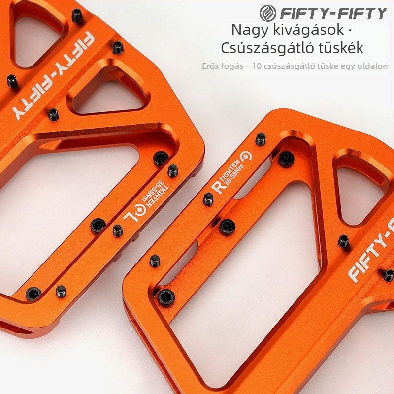 FIFTY-FIFTY AP15 mountain bike pedálok, alumínium ötvözet, ultra könnyűek, csúszásmentesek, downhill csapágyas pedálok