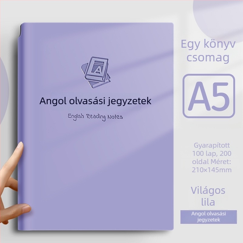 Notesz műbőr borítású, varrt kötés, Dowling papír, 80gsm, 100-200 oldal