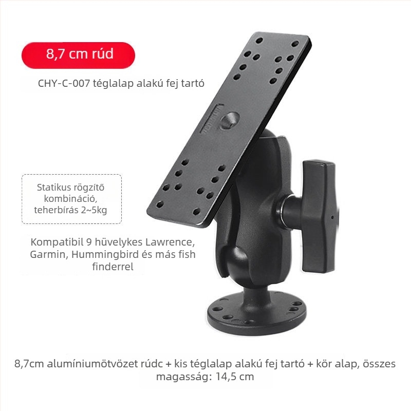Hajón használható rögzítő tartó horgászati felszereléshez, kompatibilis Hummingbird, Lawrence és Garmin fish finder/plotter