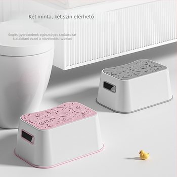 ALCOCO gyerekeknek készült műanyag fürdőszobai szék, nem összecsukható, licencelhető magáncímkével