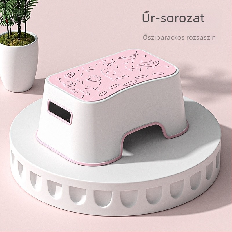 ALCOCO gyerekeknek készült műanyag fürdőszobai szék, nem összecsukható, licencelhető magáncímkével