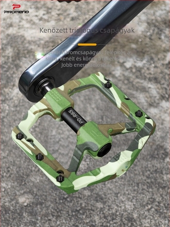 Promend PD-R65 kerékpárpedál, nylon testtel és króm-molibden acélból készült tengellyel, mountain és road kerékpárokhoz